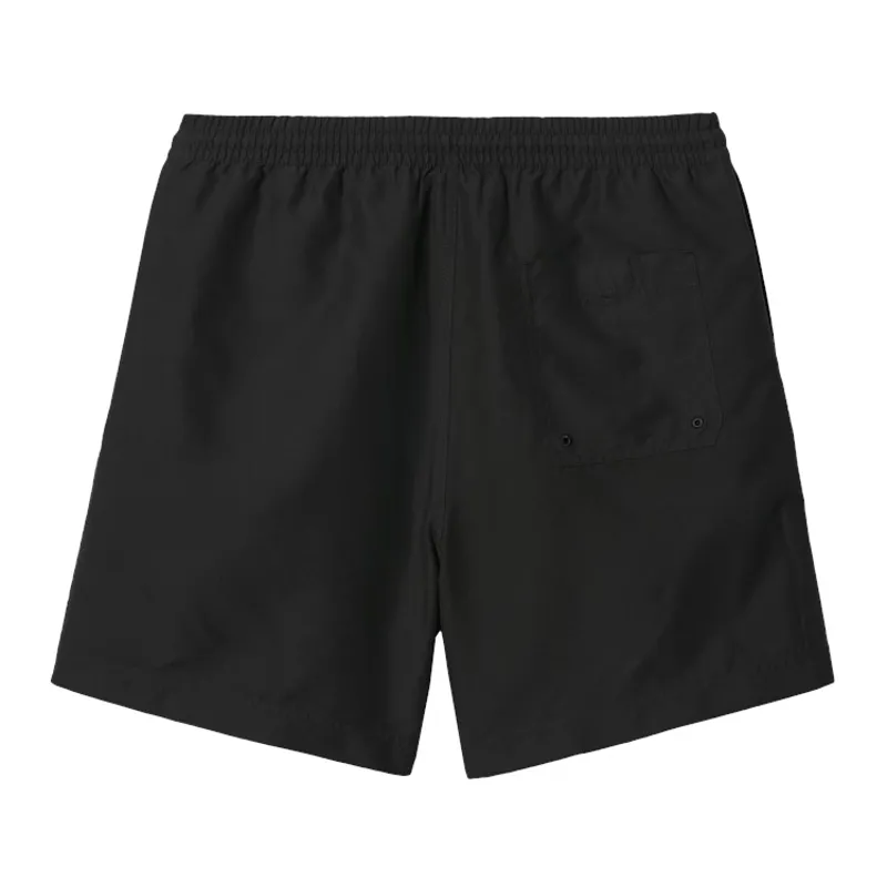 Carhartt WIP Chase Swim Trunks - Black/Gold-1